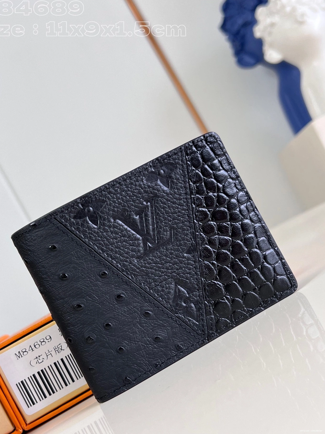 Official oldcobbler VUITTON MULTIPLE WALLET-11.5*9*1.5cm LOUIS 0708